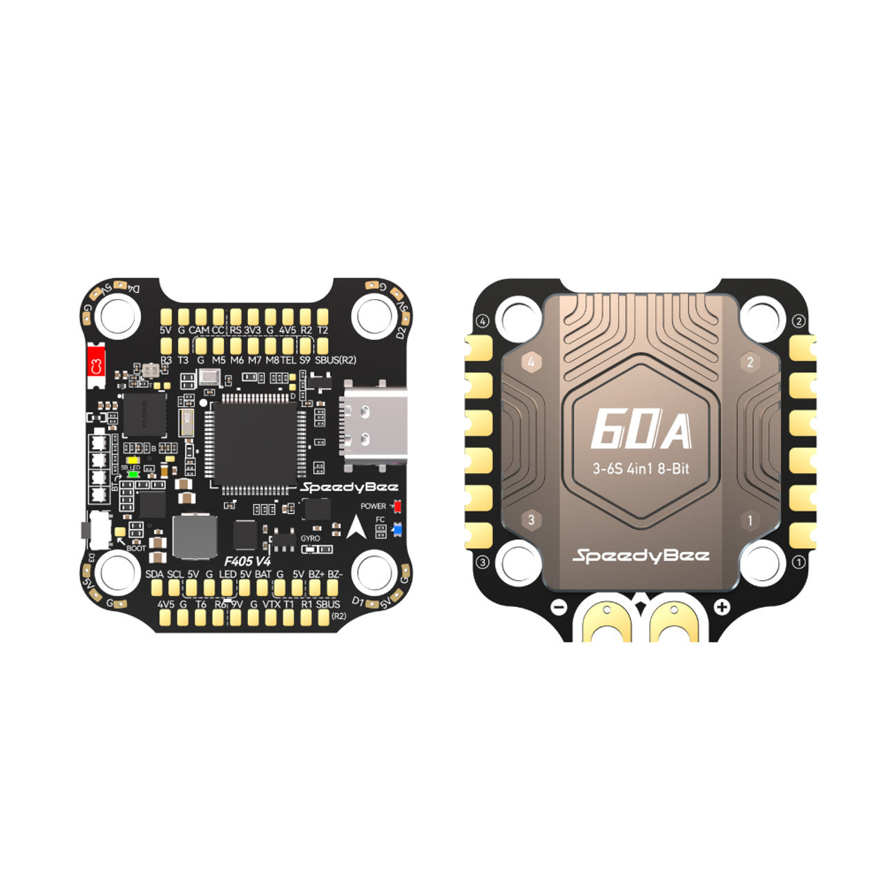 SpeedyBee F405 V4 BLS 60A 30x30 FPV FC ESC Stack