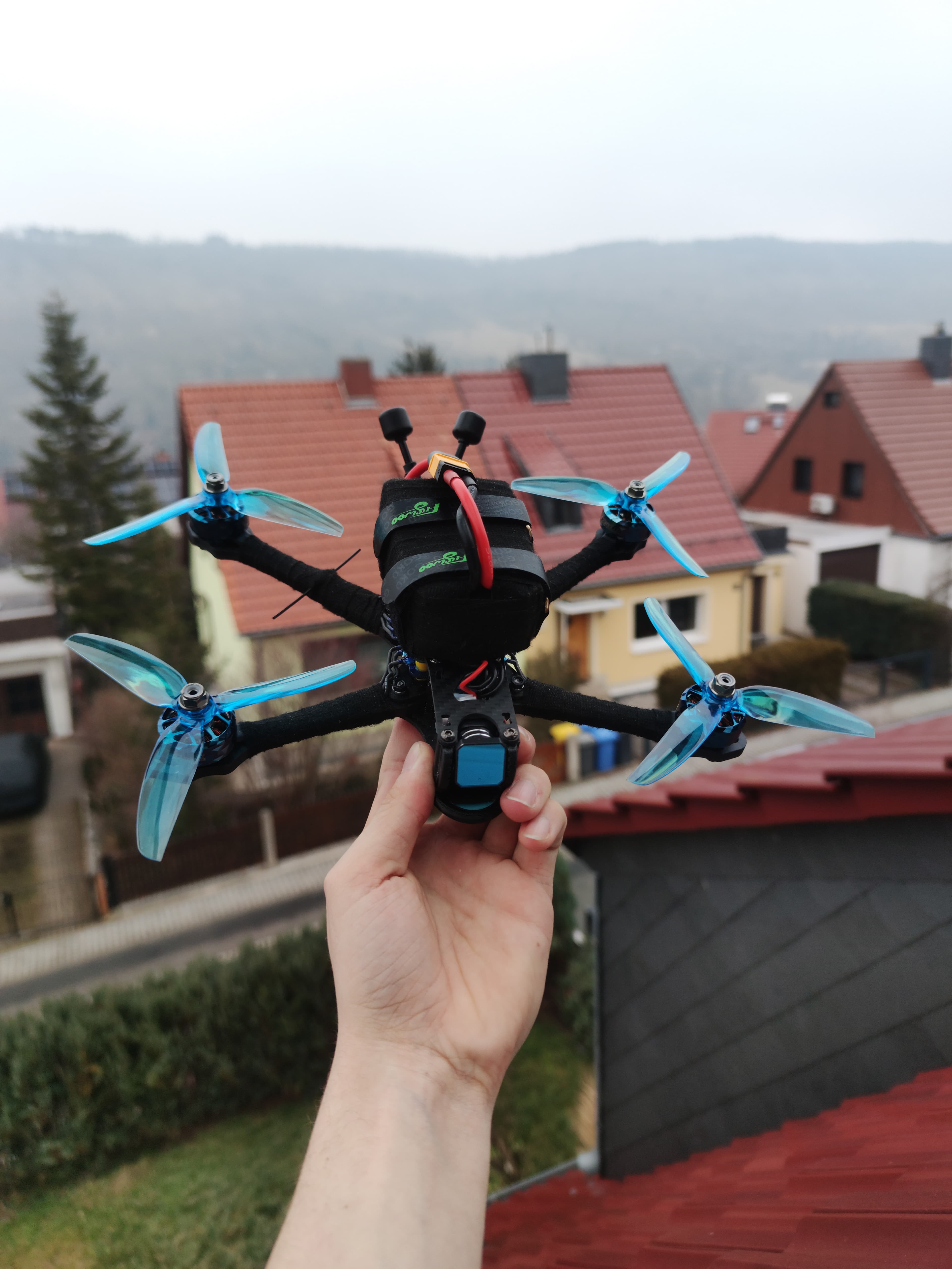 FPV Drohne nach Reparatur von Motoren, ESC und Flight Controller
